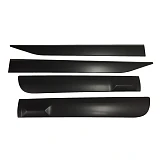 Door Cladding Side Body Slim Trim for Toyota Hilux 2015-2023 N80 Moulds SR SR5 Matt Black