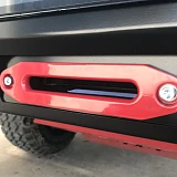 Winch Fairlead Red Aluminium Hawse Synthetic Dyneema Rope 4wd 4x4 towing