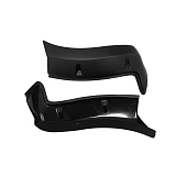 6" Bolted Matte black Fender Flares Set