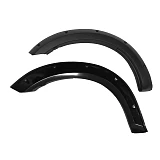 6" Bolted Matte black Fender Flares Set