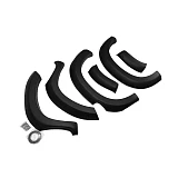Jungle Fender Flares Wheel Arch fit Toyota Hilux 2012-2015 Matte Black Rough Finish 6pc