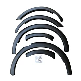 Slim Fender Flares Matt Black 6 PCS for Nissan Navara NP300 D23 2015-2020 Wheel Arch