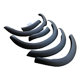Slim Fender Flares Matt Black 6 PCS for Nissan Navara NP300 D23 2015-2020 Wheel Arch
