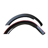 Slim Fender Flares Matt Black 6 PCS for Nissan Navara NP300 D23 2015-2020 Wheel Arch