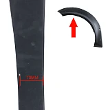 Fender Flares Jungle Style Matte Black for Nissan Navara NP300 D23 2015- ON Wheel Arch Cover 4WD 
