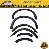Fender Flare Kit Slim Matte Black Guard Trim Fits Ford Ranger PX2 MK2 2015-18