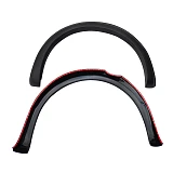 Fender Flare Kit Slim Matte Black Guard Sensor Hole Fits Ford Ranger PX3 MK3 2018-2021