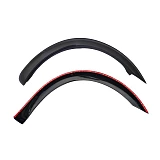 Fender Flare Kit Slim Matte Black Guard Sensor Hole Fits Ford Ranger PX3 MK3 2018-2021