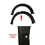 Fender Flares OEM Deisgn Matte Black fits Triton MQ 2015-2018 4WD Wheel Arche 4pcs