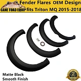 Fender Flares OEM Deisgn Matte Black fits Triton MQ 2015-2018 4WD Wheel Arche 4pcs