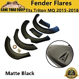 Jungle Fender Flares fit Triton MQ 2015-18 Matte Black Fender Guards 6PC Wheel Arch
