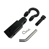 Tow Bar Recovery Hitch Receiver Bow Shackle 2 Inch Aluminium 4.75T Off Road 4X4