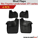 Set Mud Flap Splash Guard Mudflap for Toyota LandCruiser J71 J70 70 79 Series Car 