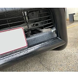 3" Nudge Bar For Toyota Hilux N80 Steel Gloss Black Grill Guard 2015-On 4WD 2wd