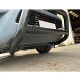 3" Nudge Bar For Toyota Hilux N80 Steel Gloss Black Grill Guard 2015-On 4WD 2wd