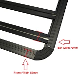 Universal Aluminium Car Trailer Canopy Roof Rack Modular Platform 2100mm x 1300mm