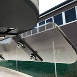 Car Rack Aerodynamic Roof Wind Fairing Air Deflector Kit Black 