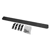 Car Rack Aerodynamic Roof Wind Fairing Air Deflector Kit Black 