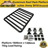 Aluminium Roof Rack for Jimny Platform Slimline 2018 Onwards 160x130cm Low Profile