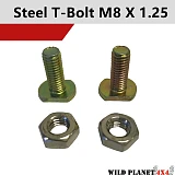 T-Bolt 15mm Thread for Rhino Rola Roof Rack Roller Shutter Awning Accessories M8 X2