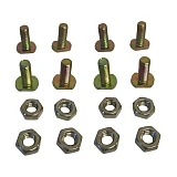 8xT-Bolt M8 15mm Thread 13.5x18mm head for Rhino Roof Rack Roller Shutter Awning Accessories