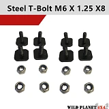 8xT-Bolt 20x20mm Thread for Roof Rack Platform Channel Awning Accessories M6 8 pack