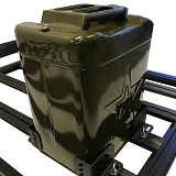 Roof Platform Jerry Can Holder Multi Fit Tank Tool box fit Rhino Rack and other with Channel Mount