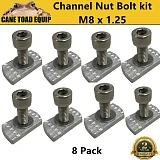 8x Channel Nuts 18x35mm