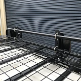 Double Shovel Holder Heavy Duty Roof Rack Mount 4x4 Steel Powder Coated Basket 4wd