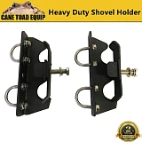 Double Shovel Holder Heavy Duty Roof Rack Mount 4x4 Steel Powder Coated Basket 4wd