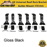 Universal Roof Rack Gutter Mount Bracket 20-23cm 3 Pair High Roof Troopy Pajero LC70