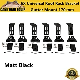 Universal Roof Rack Gutter Mount Bracket 20-23cm 3 Pair High Roof Troopy Pajero LC70