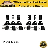 Universal Roof Rack Brackets 100MM 3 Pairs for Rain Gutter Mounts GU patrol landcruiser 80