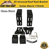 A pair Universal Gutter Mount Bracket 20cm-23cm for High Roof Roof Basket Pajero Troopy LC70