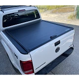 Roller Shutter Cover Retractable Tonneau Lid fit Volkswagen Amarok 2010-Onwards Dual Cab Matte Black 