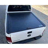 Roller Shutter Cover Retractable Tonneau Lid fit Volkswagen Amarok 2010-Onwards Dual Cab Matte Black 