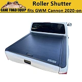 Roller Shutter Cover Retractable Tonneau Lid fits GWM Cannon 2020-On Dual Cab Matte Black 