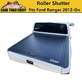 Roller Shutter Cover Retractable Tonneau Lid fit Ford Ranger PX123 2012-2021 Dual Cab Matte Black 
