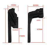 Rear Ute Tub Step suites Ford Ranger PX123 2012-On 4WD Heavy Duty Folding T-Steps