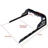 Revolution Sports Bar Universal fits Ranger PX1 PX2 PX3 Hilux N80 Narvara NP300 BT50 Tub Rack