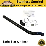 Black Stainless Steel Snorkel for Ford Ranger PX MKI MKII MKIII