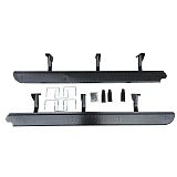Heavy Duty Steel Side Steps / Rock Sliders for Nissan Navara D22