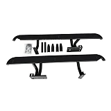 Heavy Duty Steel Side Steps / Rock Sliders with Brush Bars for Toyota Prado 120 Series 