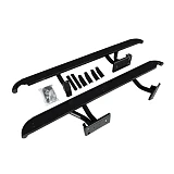 Heavy Duty Steel Side Steps / Rock Sliders with Brush Bars for Toyota Prado 120 Series 