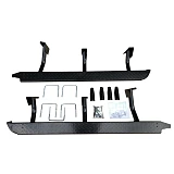 Heavy Duty Steel Side Steps / Rock Sliders with Brush Bars for Mitsubishi Triton ML MN 