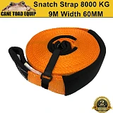 Snatch Strap 8000kg 60mm x 9M Recovery Strap 4x4 Orange Tow Winch Extension SWL 4T