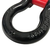 D Shackle 5/8" 16mm Black Pair 4x4 off road shackle Caravan Trailer