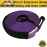 Tow Strap 5000KG 50mm x 20m Winch Extension Strap Recovery Tow Strap  4x4 5T 