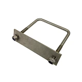 Stainless Steel U Bolt Kit M8 100mm Length with Nylon Nut Roof Rack Basket Universal 4X4