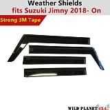 Premium Weathershields fit Suzuki Jimny GJ 